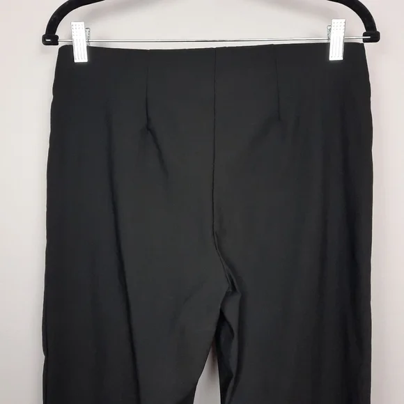 Chico's So Slimming Black Slim Straight Ankle Length Pull On Ponte Pants size 4 - Picture 4 of 13